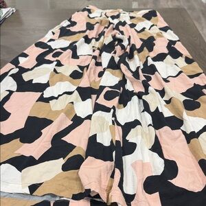 Chic Abstract Wide Leg Pants